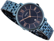  Shop Authentic Fossil Jacqueline Blue Dial Blue Steel Strap Watch for Women - ES4094 - Luxxuri