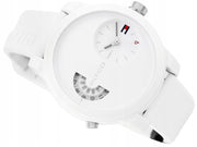  Shop Authentic Tommy Hilfiger Denim White Dial White Rubber Strap Watch for Men - 1791558 - Luxxuri
