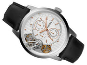  Shop Authentic Fossil Townsman Twist Multifunction White Dial Black Leather Strap Watch for Men - ME1164 - Luxxuri