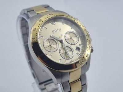  Shop Authentic Hugo Boss Novia Gold Dial Two Tone Steel Strap Watch for Women - 1502618 - Luxxuri