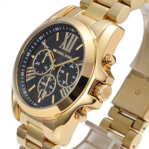  Shop Authentic Michael Kors Bradshaw Black Dial Gold Steel Strap Watch for Women - MK5739 - Luxxuri