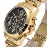 Shop Authentic Michael Kors Bradshaw Black Dial Gold Steel Strap Watch for Women - MK5739 - Luxxuri
