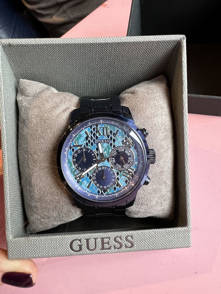  Shop Authentic Guess Sunrise Multifunction Blue Dial Blue Steel Strap Watch for Women - W0448L10 - Luxxuri