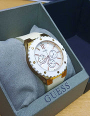  Shop Authentic Guess Overdrive Analog White Dial White Rubber Strap Watch for Women - W10614L2 - Luxxuri