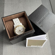  Shop Authentic Michael Kors Runway White Dial White Steel Strap Watch for Women - MK5237 - Luxxuri