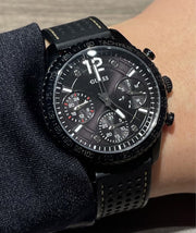  Shop Authentic Guess Marina Chronograph Black Dial Black Rubber Strap Watch for Women - W1025L3 - Luxxuri