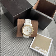  Shop Authentic Michael Kors Runway White Dial White Steel Strap Watch for Women - MK5237 - Luxxuri