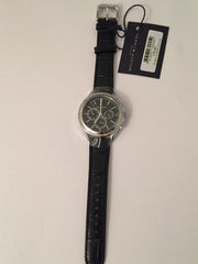  Shop Authentic Tommy Hilfiger Ari Diamonds Black Dial Black Leather Strap Watch for Women - 1781981 - Luxxuri