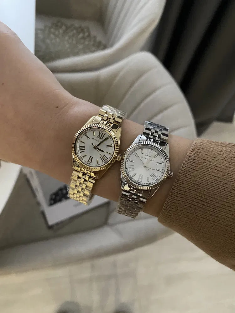  Shop Authentic Michael Kors Lexington Quartz White Dial Silver Steel Strap Watch For Women - MK3228 - Luxxuri