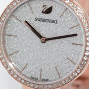  Shop Authentic Swarovski Cosmopolitan Diamond Powder Gold Dial Rose Gold Steel Strap Watch for Women - 5517800 - Luxxuri