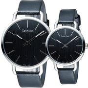  Shop Authentic Calvin Klein Even Black Dial Black Leather Strap Watch for Women - K7B211C1 - Luxxuri