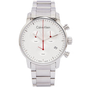  Shop Authentic Calvin Klein City Chronograph White Dial Silver Steel Strap Watch for Men - K2G271Z6 - Luxxuri