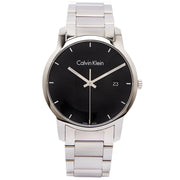  Shop Authentic Calvin Klein City Chronograph Black Dial Silver Steel Strap Watch for Men - K2G2G14Y - Luxxuri