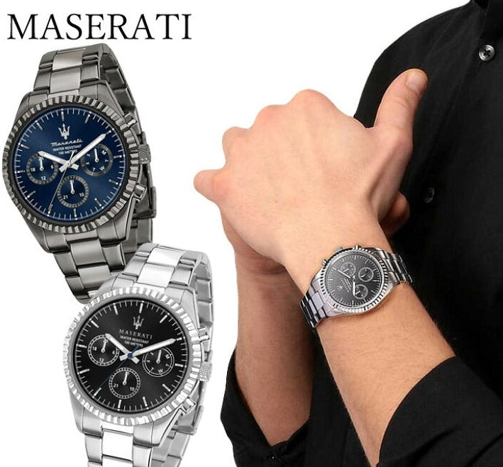  Shop Authentic Maserati Competizione Chronograph Quartz Black Dial Watch For Men - R8853100023 - Luxxuri