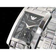  Shop Authentic Emporio Armani Classic Black Dial Silver Stainless Steel Watch For Women - AR0157 - Luxxuri