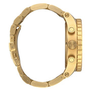 Nixon 51-30 Chrono Blue Dial Gold Steel Strap Watch for Men - A083-2735