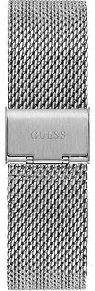  Shop Authentic Guess Continental Quartz Black Dial Silver Mesh Strap Watch For Men - GW0582G1 - Luxxuri