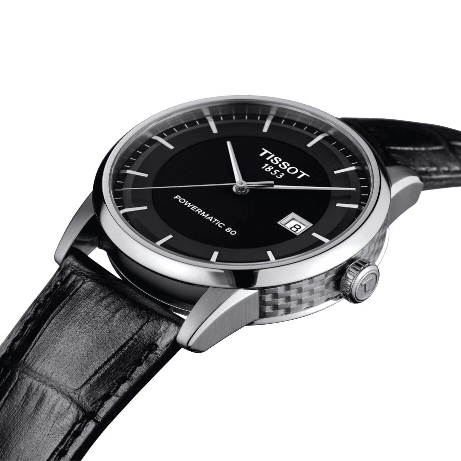  Shop Authentic Tissot T Classic Luxury Black Dial Black Leather Strap Watch For Men - T086.407.16.051.00 - Luxxuri