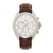  Shop Authentic Hugo Boss Driver Quartz Silver Dial Brown Leather Strap Watch For Men - HB1512881 - Luxxuri