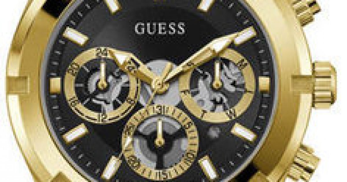  Shop Authentic Guess Continental Black Dial Black Rubber Strap Watch for Men - GW0262G2 - Luxxuri