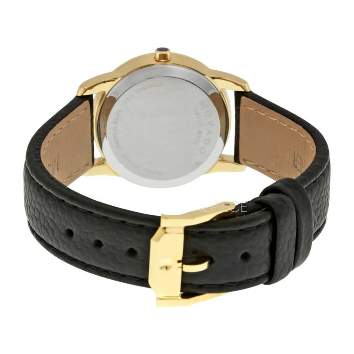  Shop Authentic Movado Museum Classic Black Dial Black Leather Strap Watch For Women - 0607016 - Luxxuri