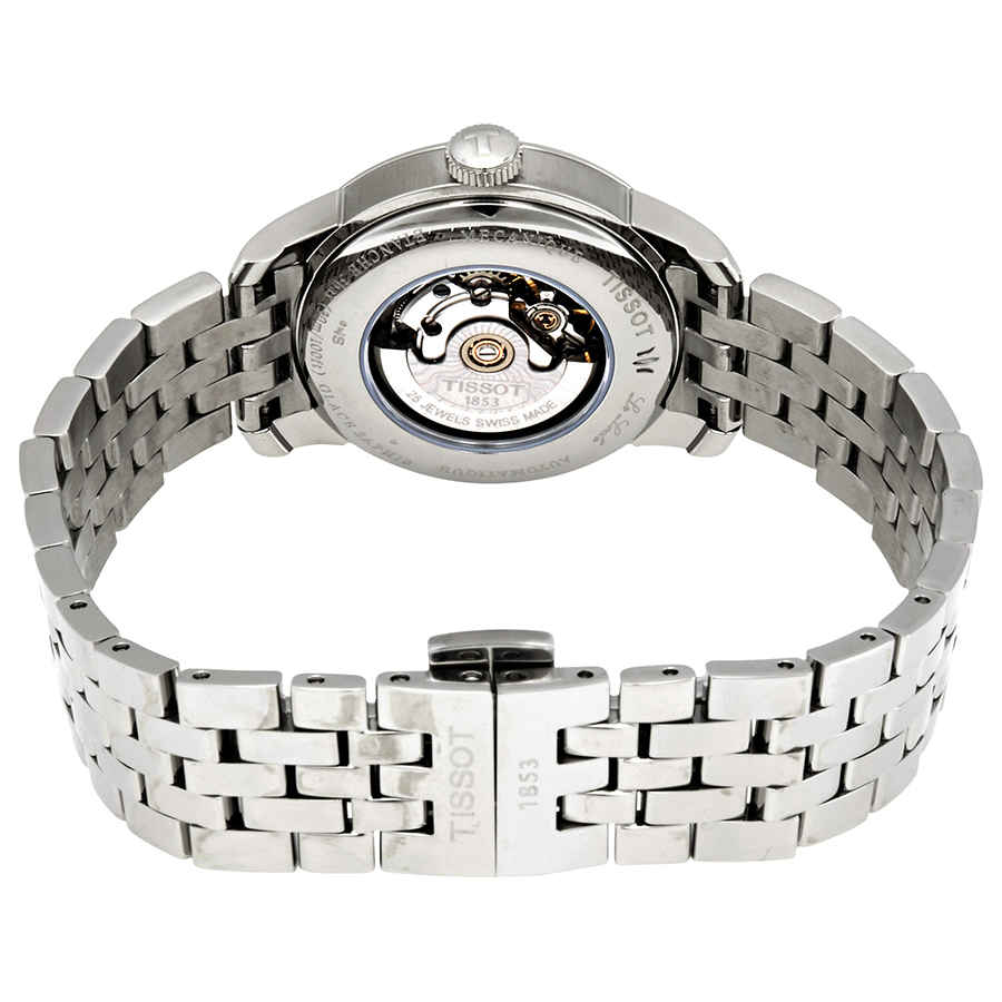 Shop Authentic Tissot Le Locle Automatic Diamonds Mother of Pearl Dial Silver Steel Strap Watch For Women - T006.207.11.116.00 - Luxxuri