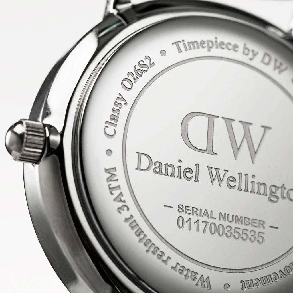  Shop Authentic Daniel Wellington Classy Bristol White Dial Brown Leather Strap Watch For Women - DW00100070 - Luxxuri
