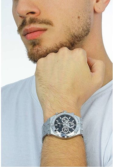  Shop Authentic Guess Continental Black Dial Silver Steel Strap Watch for Men - GW0260G1 - Luxxuri