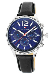 Shop Authentic Tommy Hilfiger Gavin Blue Dial Blue Leather Strap Watch for Men - 1791468 - Luxxuri