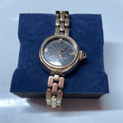  Shop Authentic Marc Jacobs Courtney Mother of Pearl Black Dial Gold Steel Strap Watch for Women - MJ3460 - Luxxuri