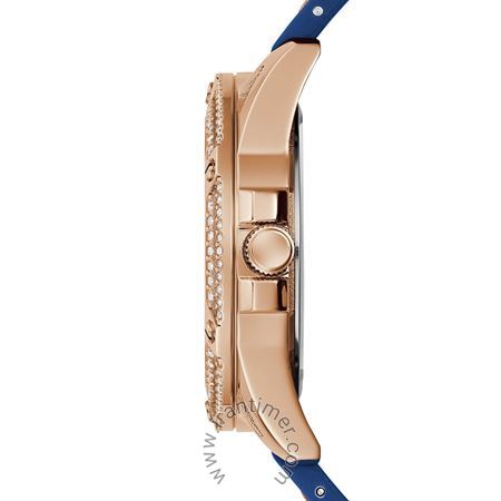  Shop Authentic Guess Queen Quartz Crystals Rose Gold Dial Blue Silicone Strap Watch For Women - GW0536L5 - Luxxuri