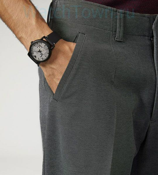  Shop Authentic Emporio Armani Luigi Quartz White Dial Black Rubber Strap Watch For Men - AR11136 - Luxxuri