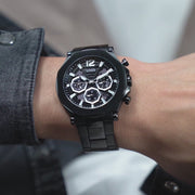  Shop Authentic Guess Edge Chronograph Black Dial Black Steel Strap Watch For Men - GW0539G3 - Luxxuri