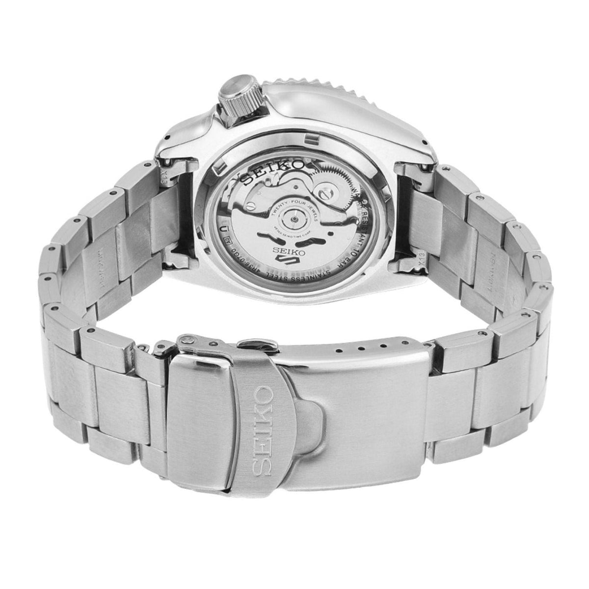  Shop Authentic Seiko 5 Sports Automatic Analog Blue Dial Silver Steel Strap Watch For Men - SRPD51K1 - Luxxuri