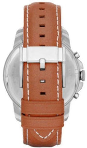  Shop Authentic Fossil Grant Chronograph Blue Dial Brown Leather Strap Watch for Men - FS5184 - Luxxuri