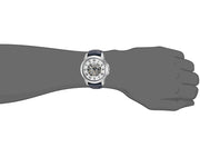  Shop Authentic Fossil Grant Automatic Skeleton Silver Dial Blue Leather Strap Watch for Men - ME3111 - Luxxuri