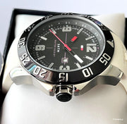  Shop Authentic Tommy Hilfiger Sport Black Dial White Rubber Strap Watch for Men - 1790986 - Luxxuri