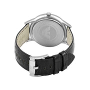  Shop Authentic Emporio Armani Renato Black Dial Leather Strap Watch For Men - AR2411 - Luxxuri