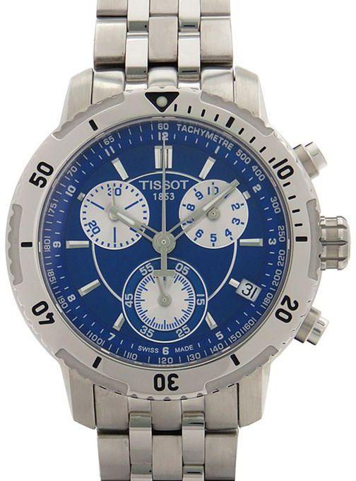  Shop Authentic Tissot T Sport PRS 200 Chronograph Blue Dial Silver Steel Strap Watch For Men - T067.417.11.041.00 - Luxxuri