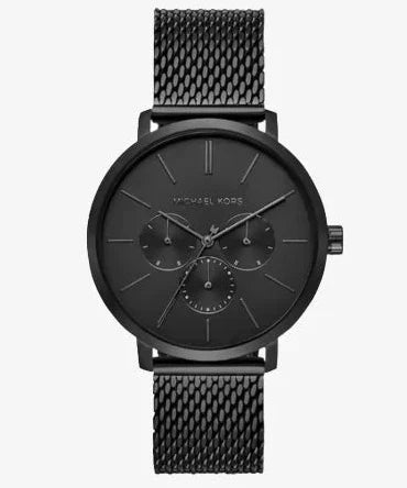  Shop Authentic Michael Kors Irving Quartz Black Dial Black Mesh Bracelet Watch For Men - MK8742 - Luxxuri