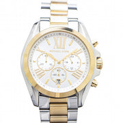  Shop Authentic Michael Kors Bradshaw Silver Dial Two Tone Steel Strap Watch for Women - MK5627 - Luxxuri