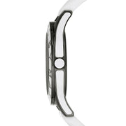  Shop Authentic Marc Jacobs Miss Marc Flower White Dial White Silicone Strap Watch for Women - MBM5513 - Luxxuri