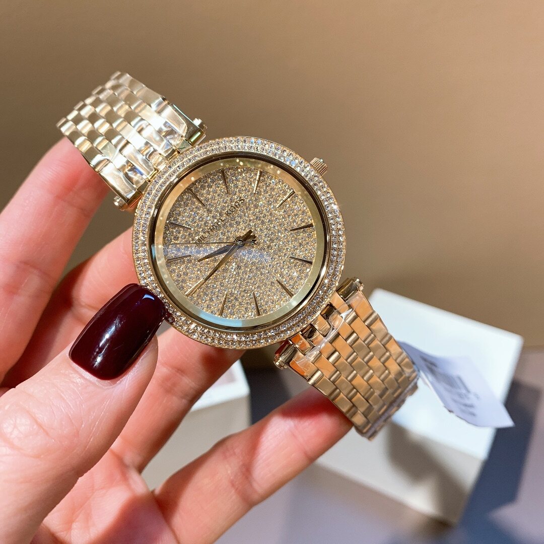  Shop Authentic Michael Kors Darci Gold Dial Gold Steel Strap Watch for Women - MK3438 - Luxxuri
