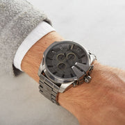 Shop Authentic Diesel Mega Chief Chronograph Grey Dial Gunmetal Men's Watch - DZ4282 - Luxxuri