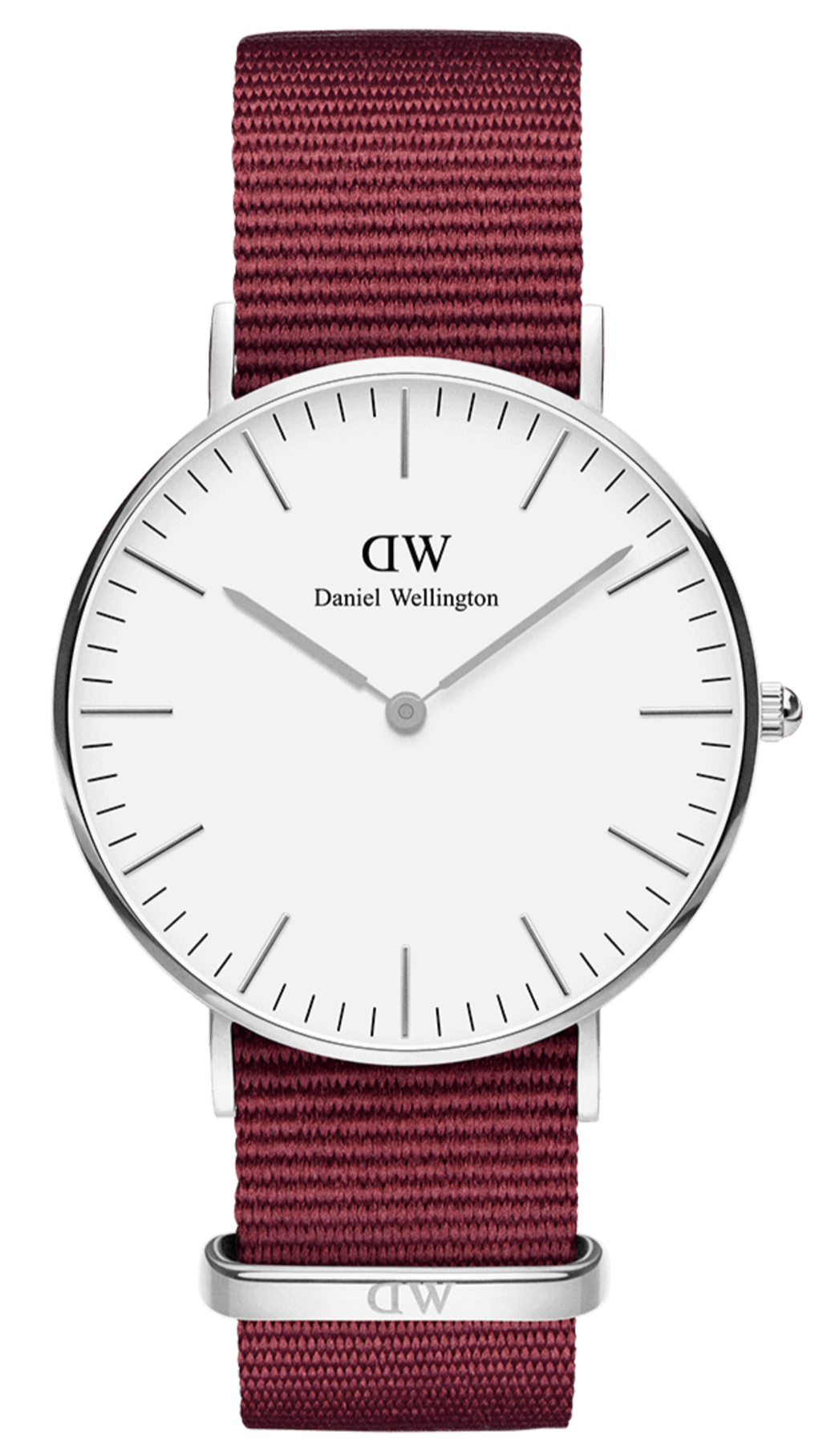  Shop Authentic Daniel Wellington Classic Roselyn White Dial Red NATO Strap Watch For Women - DW00100268 - Luxxuri
