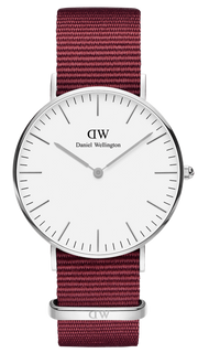  Shop Authentic Daniel Wellington Classic Roselyn White Dial Red NATO Strap Watch For Women - DW00100268 - Luxxuri