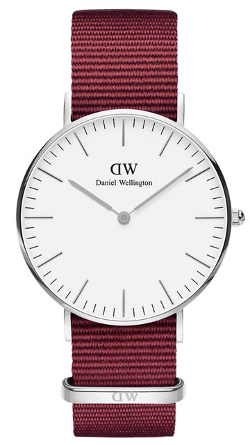  Shop Authentic Daniel Wellington Classic Roselyn White Dial Red NATO Strap Watch For Women - DW00100268 - Luxxuri