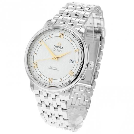  Shop Authentic Omega De Ville Prestige Co Axial Silver Dial Silver Steel Strap Watch for Men - 424.10.40.20.02.004 - Luxxuri