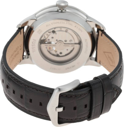  Shop Authentic Fossil Townsman Automatic Chronograph White Dial Blue Leather Strap Watch for Men - ME3167 - Luxxuri