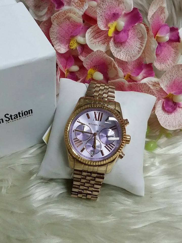  Shop Authentic Michael Kors Lexington Purple Dial Rose Gold Steel Strap Watch For Women - MK6207 - Luxxuri